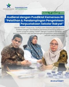 Audiensi dengan Pusdiklat Kemensos RI: “Pelatihan & Pendampingan Pengelolaan Perpustakaan Sekolah Rakyat”