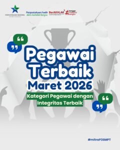 Pegawai Terbaik P3SMPT Maret 2026